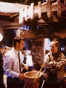 Bill with director Sam Raimi